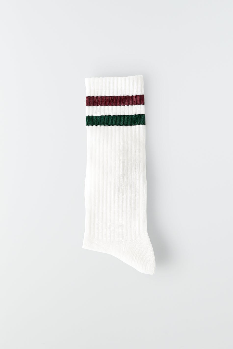 Gina Tricot 1-pack high Wilma socks 39/41  Wh/green/red (1390)