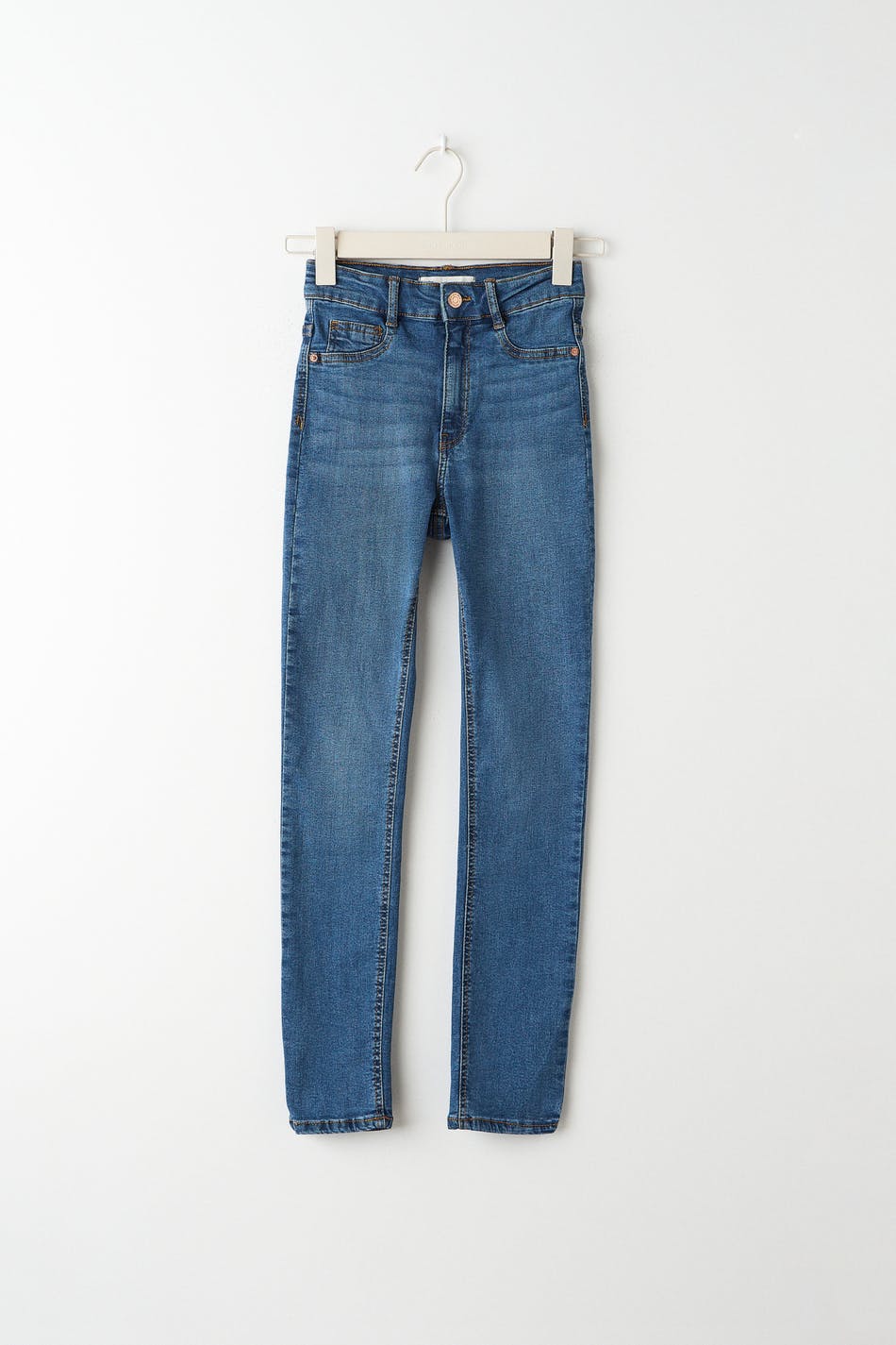 Gina Tricot Molly PETITE high w jeans XXS  Standard blue (5048)