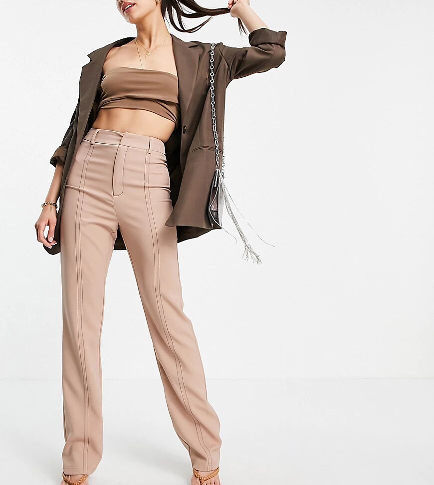 4th & Reckless Tall co-ord suit trouser in pink-Neutral  Neutral