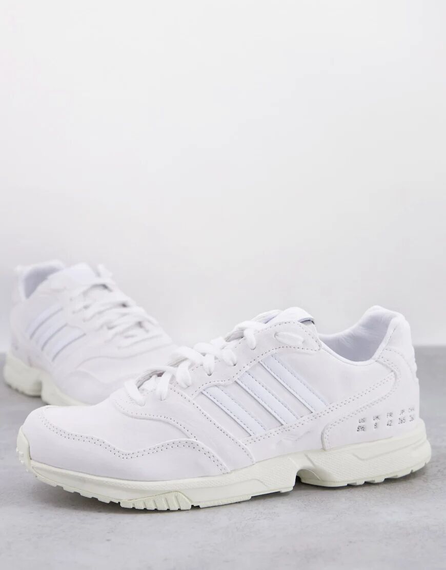 adidas Originals ZX 1000 C trainers in triple white  White