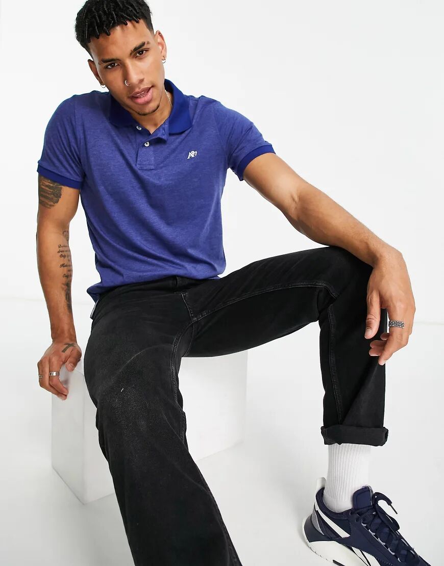 Aeropostale jersey polo shirt-Blue  Blue