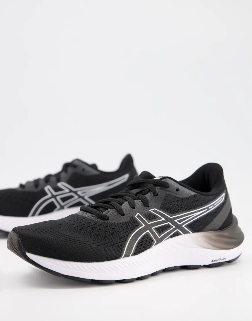 Asics Running Gel-Excite 8 trainers in black  Black