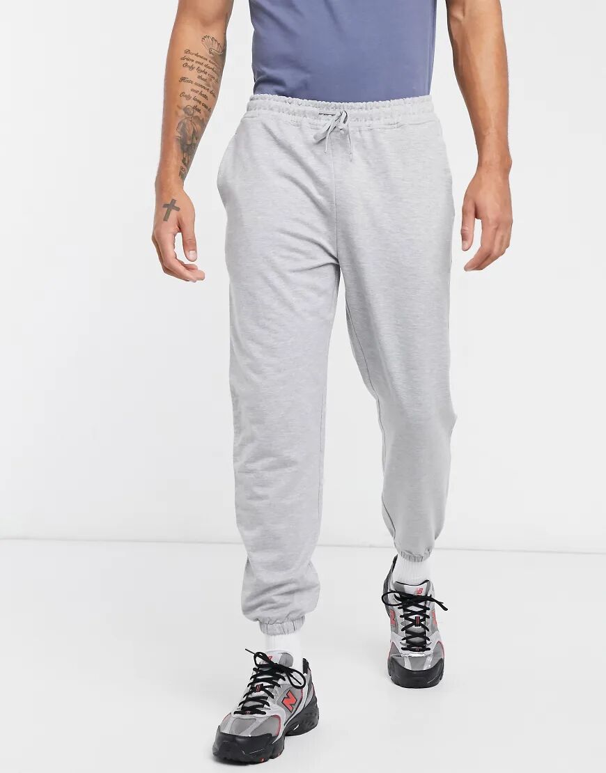 ASOS 4505 icon training joggers with tapered fit in grey marl  Grey