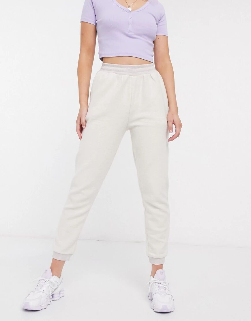 ASOS 4505 jogger in soft touch-White  White