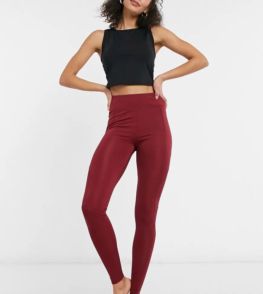 ASOS 4505 Tall legging with back phone pocket-Red  Red