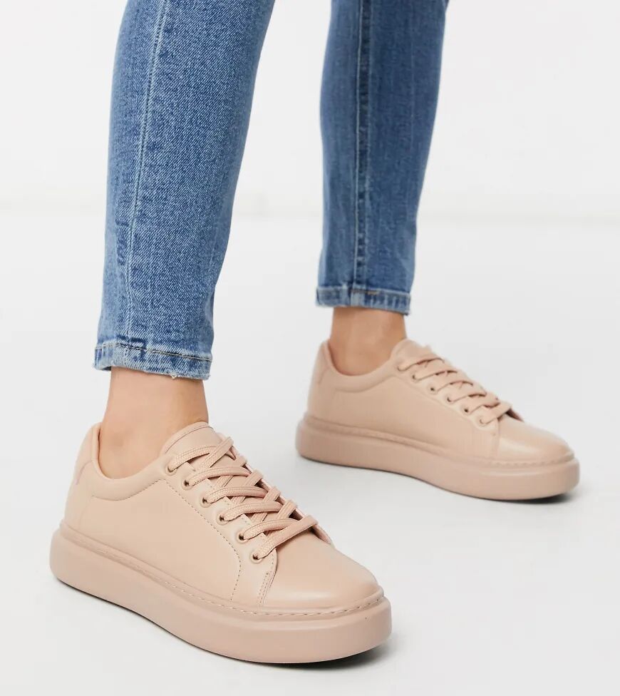 ASOS DESIGN Doro chunky lace up trainers-Neutral  Neutral