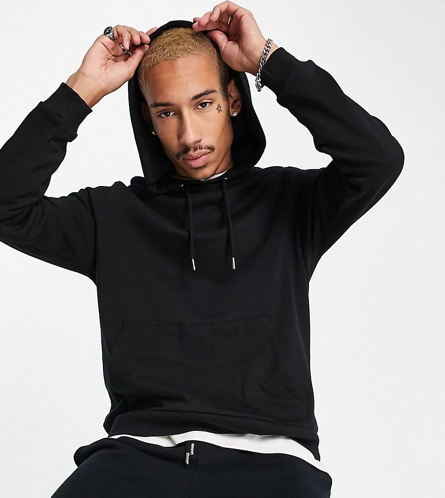 ASOS DESIGN organic hoodie in black  Black