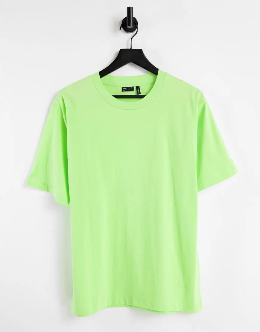 ASOS DESIGN ultimate oversized t-shirt in acid green  Green