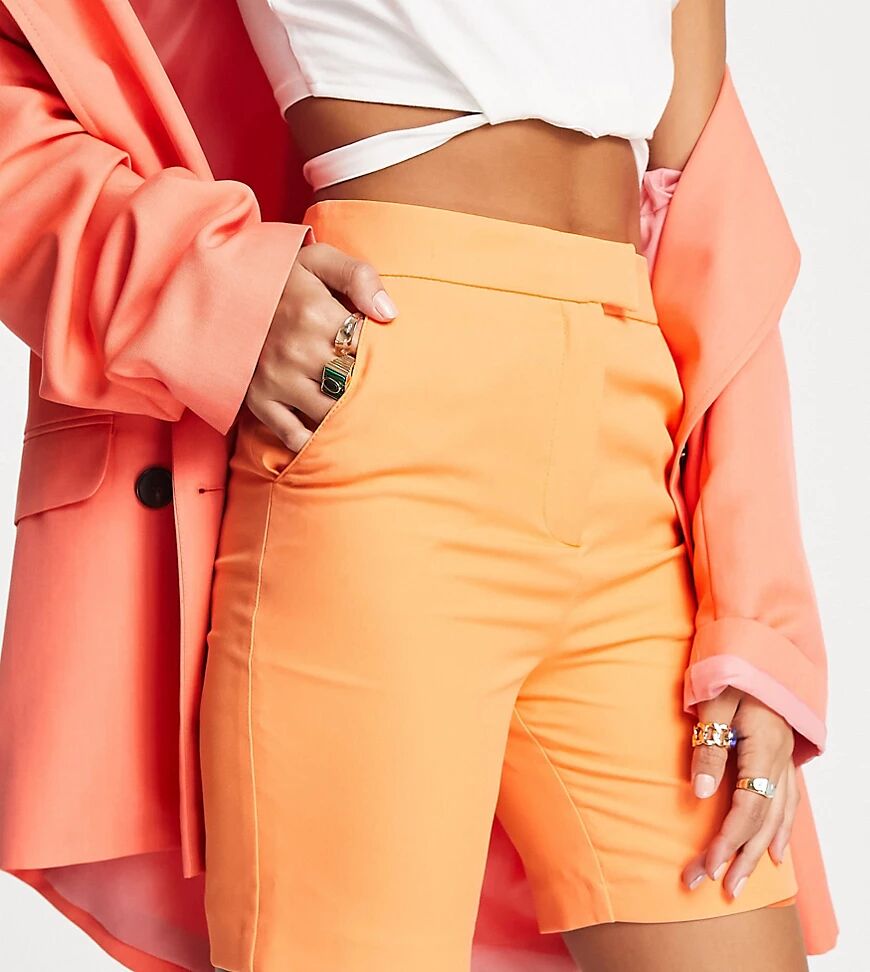 ASYOU tailored legging short co-ord in orange  Orange