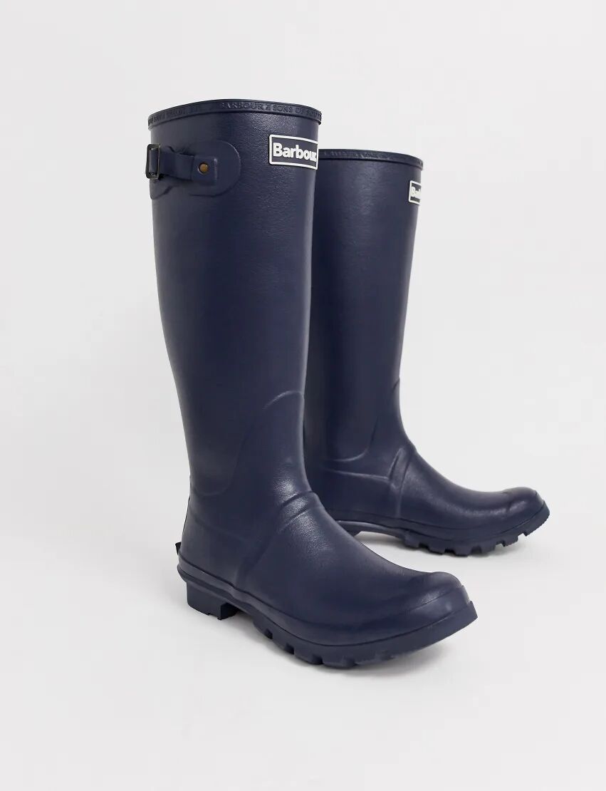 Barbour Bede wellington boots in navy  Navy