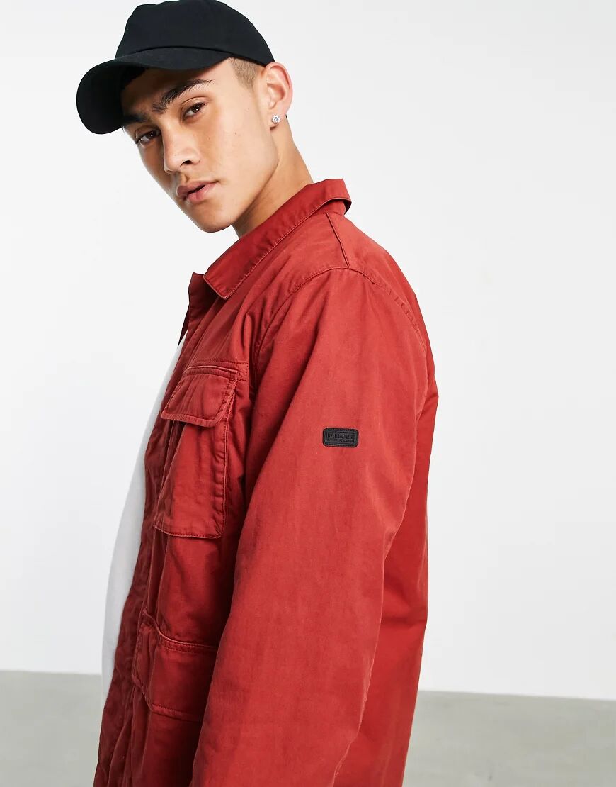 Barbour International Dion casual jacket in red  Red