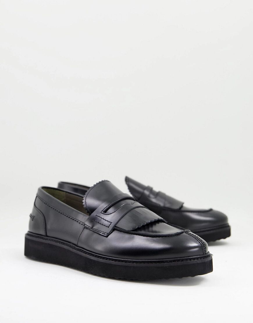 Bolongaro Trevor fringing loafers-Black  Black