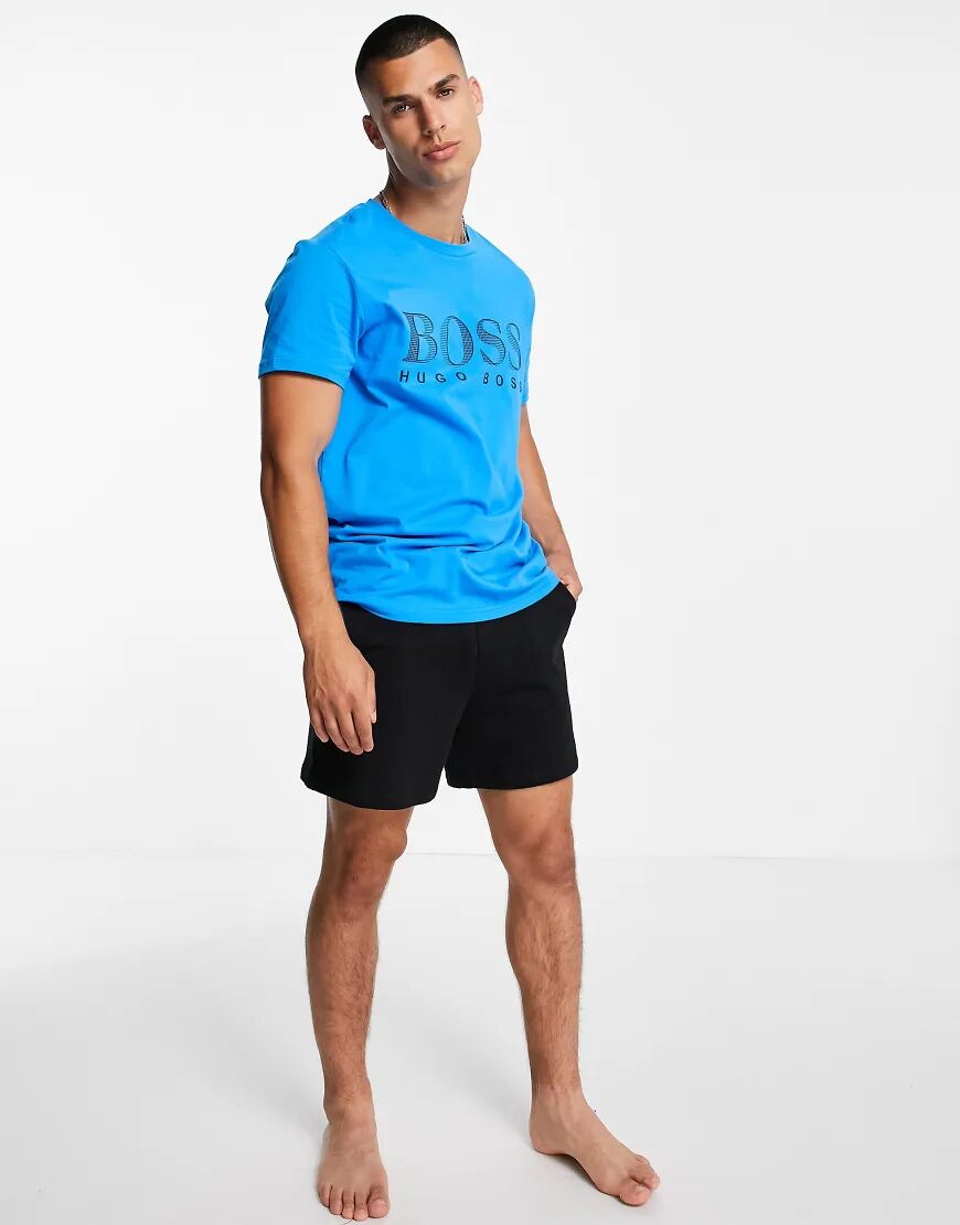 BOSS Bodywear t-shirt in blue  Blue