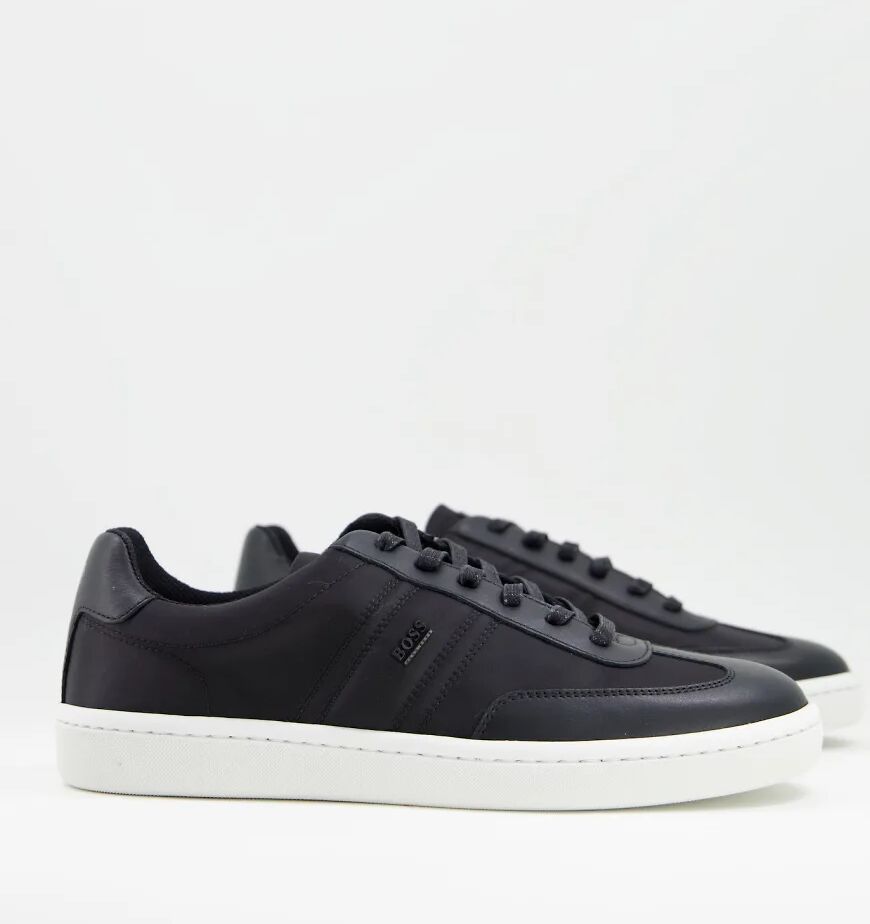 BOSS Ribeira trainers in black  Black