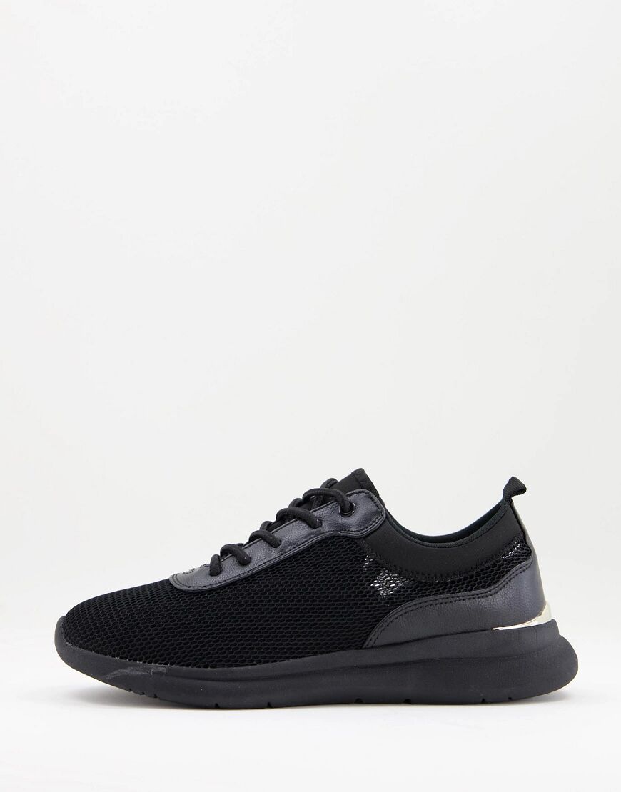Call It Spring oliviia runner trainers in black  Black