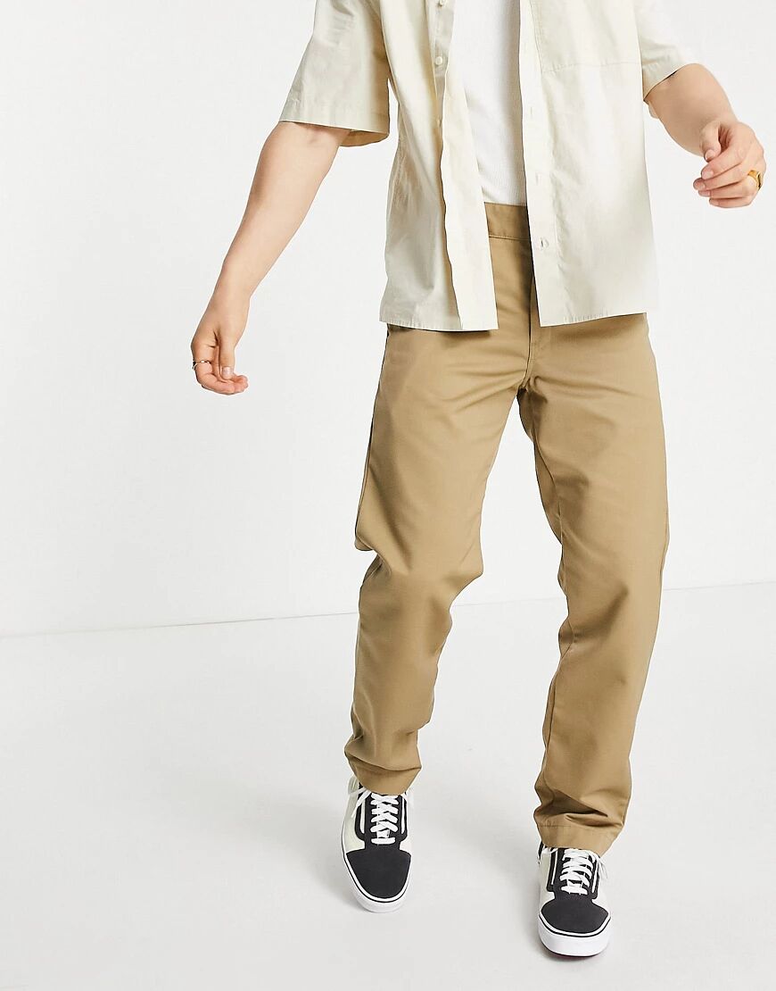 Carhartt WIP master relaxed taper chinos in beige-Neutral  Neutral
