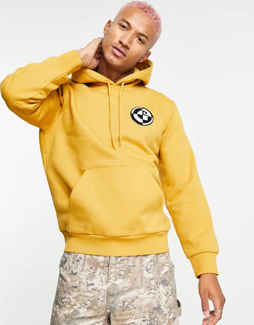 Carhartt WIP range c hoodie in yellow  Yellow