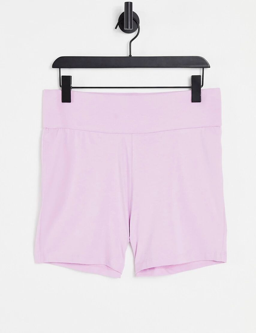 Chelsea Peers lounge legging shorts in lilac-Purple  Purple