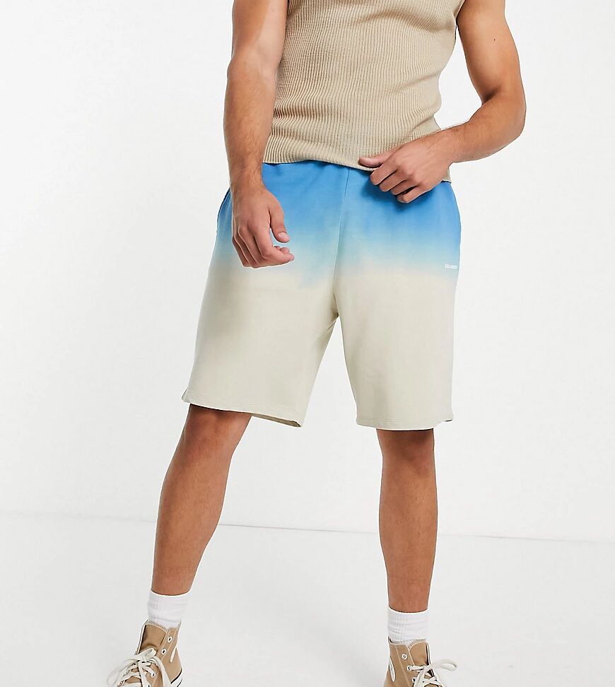 COLLUSION oversized shorts with ombre wash co-ord-Blue  Blue