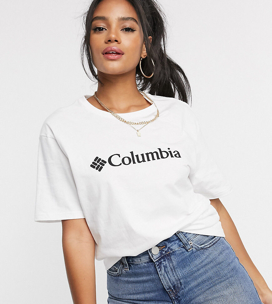 Columbia CSC Basic Logo t-shirt in white Exclusive at ASOS-Black  Black