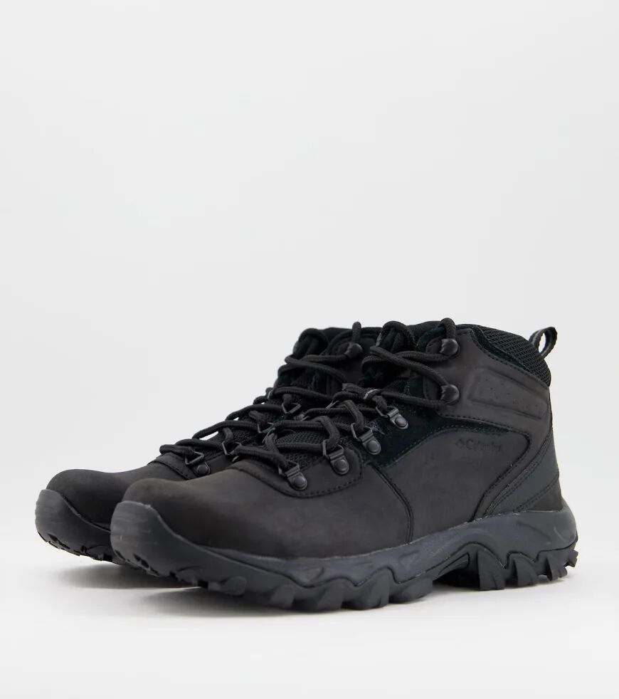 Columbia Newton Ridge waterproof boots in black  Black