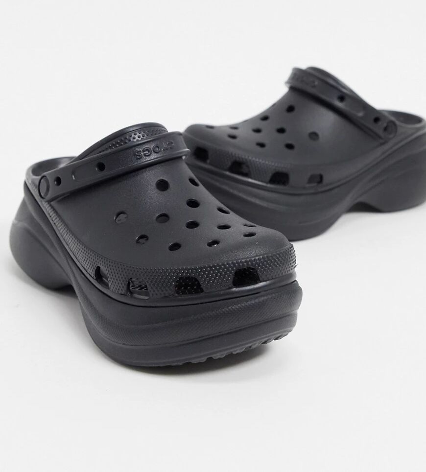 Crocs Bae platform clog in black  Black