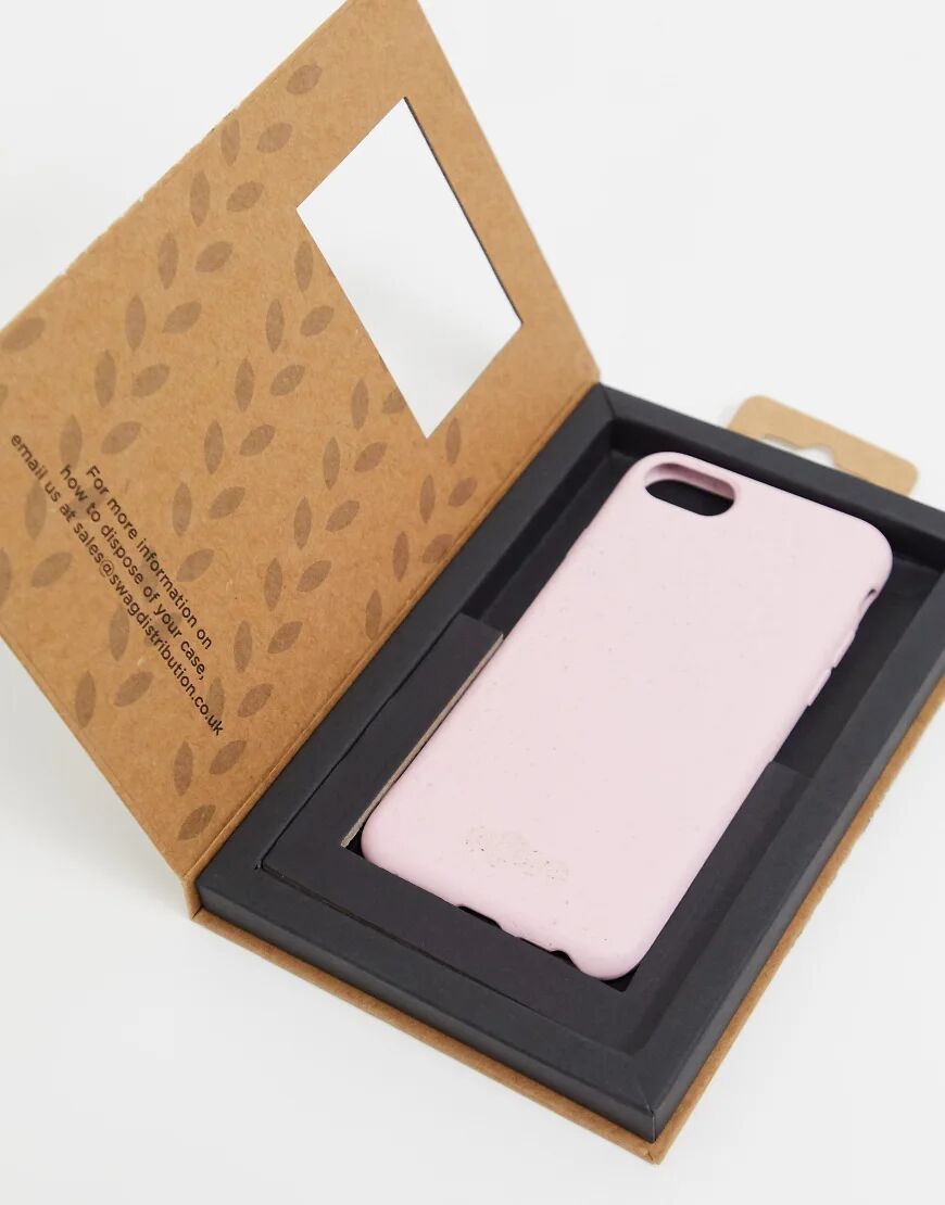 C@se eco premium biodegradable iPhone 6/7/8 case in pink-No colour  No colour