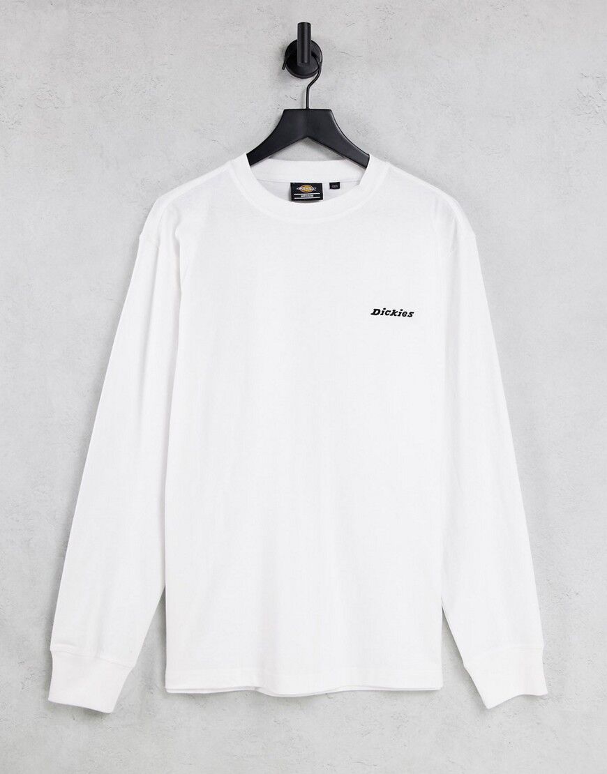 Dickies Loretto long sleeve t-shirt in white  White