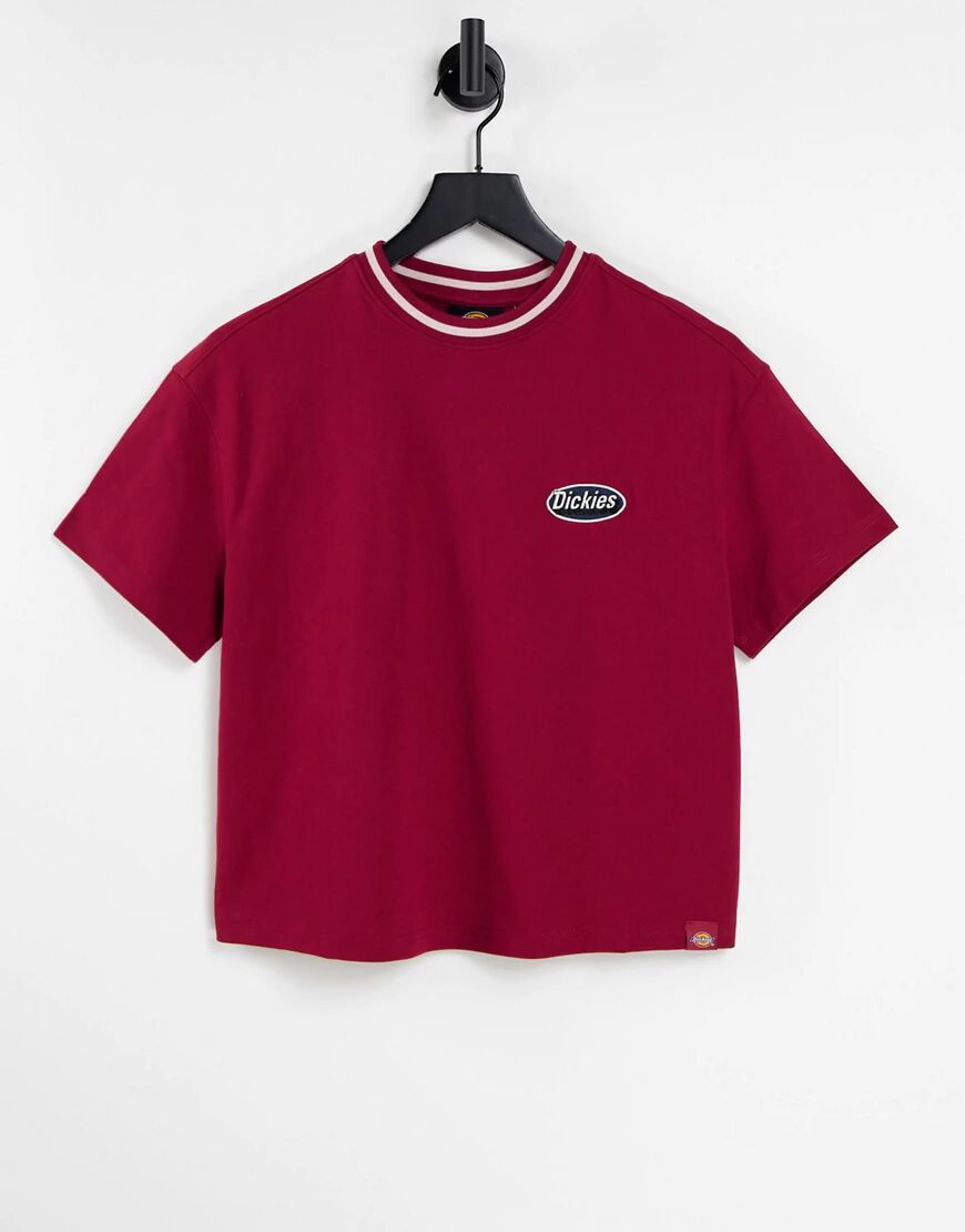 Dickies Saxman t-shirt in red  Red