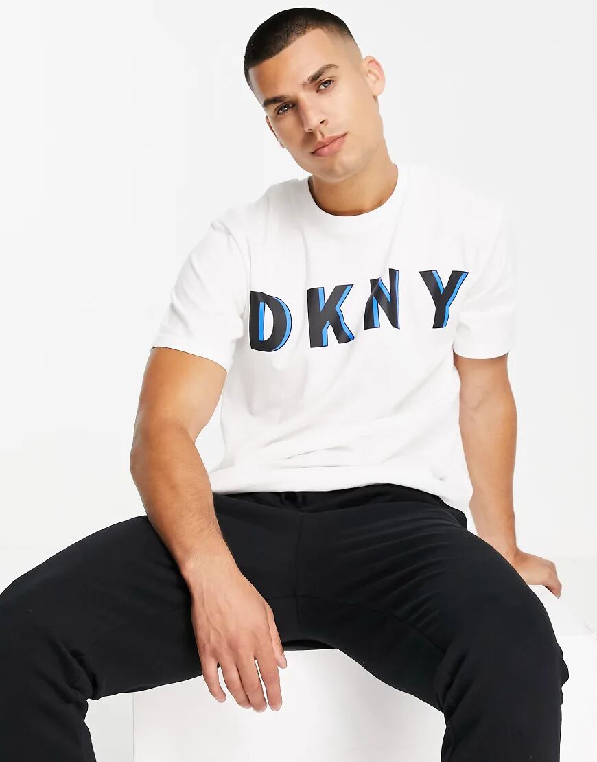 DKNY Titan lounge t-shirt in white  White