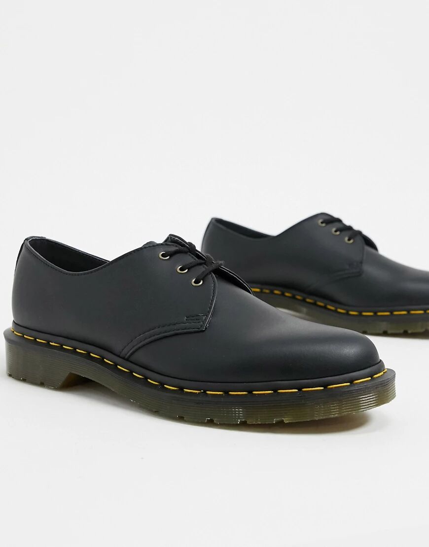 Dr Martens vegan 1461 3-eye shoes in black  Black