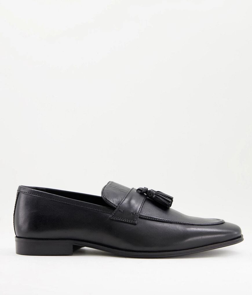 Dune Sea loafers in black leather  Black