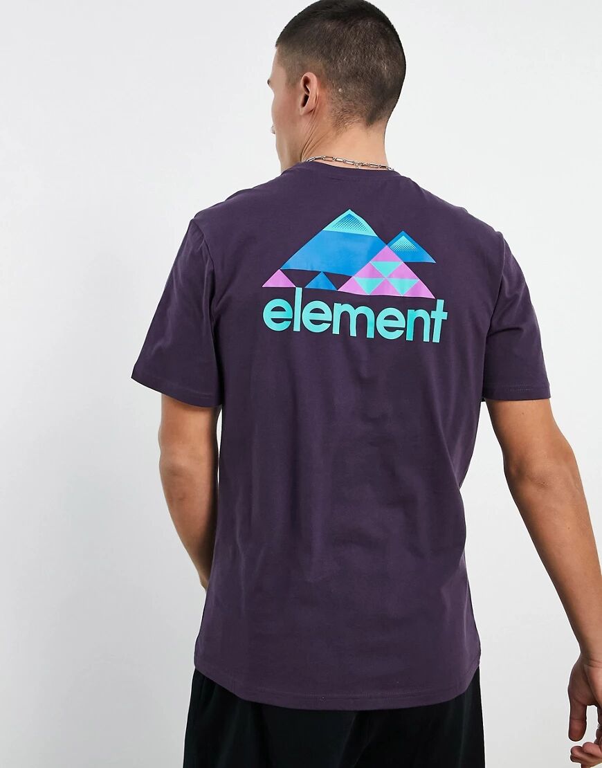 Element Elko back print t-shirt in navy  Navy