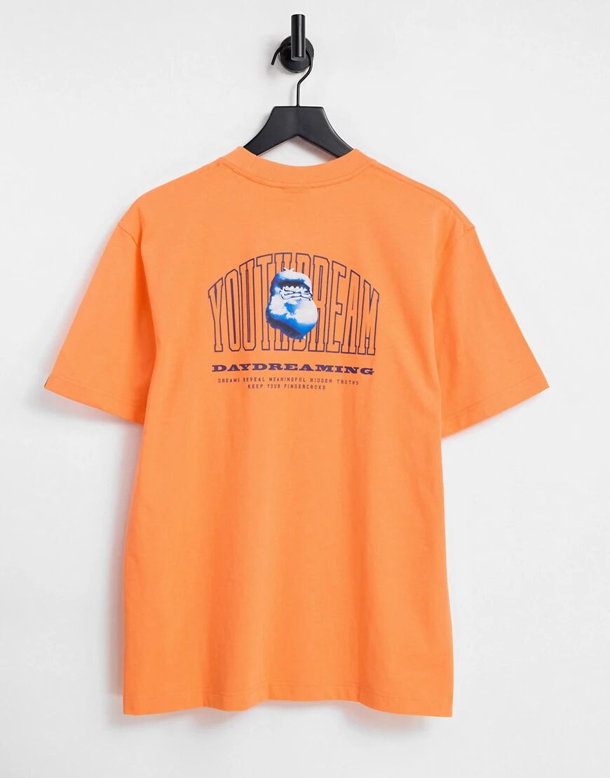 Fingercroxx youth team t-shirt in orange  Orange