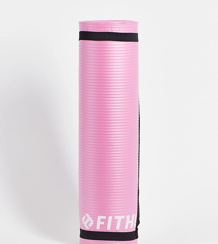 FitHut 10mm gym workout mat in pink  Pink