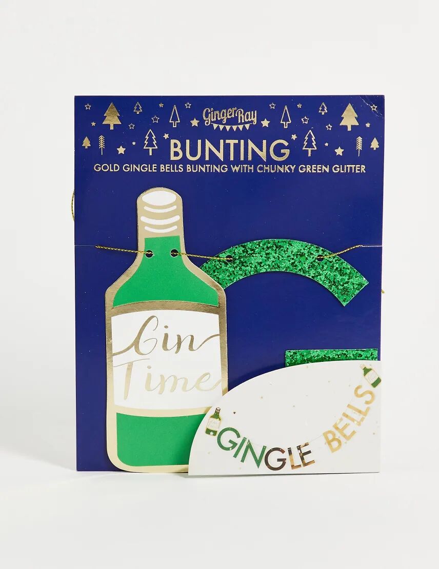 Ginger Ray gingle bells bunting-Multi  Multi