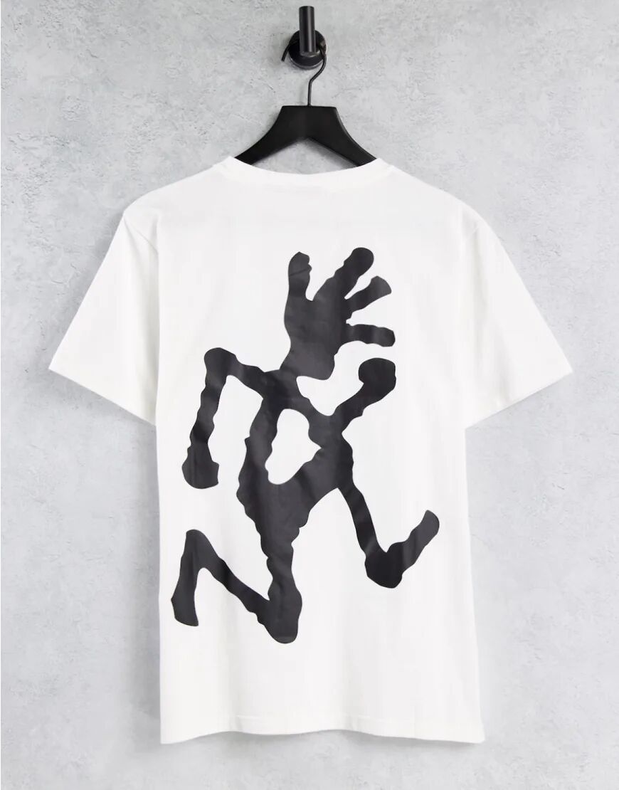 Gramicci big running man t-shirt in white  White