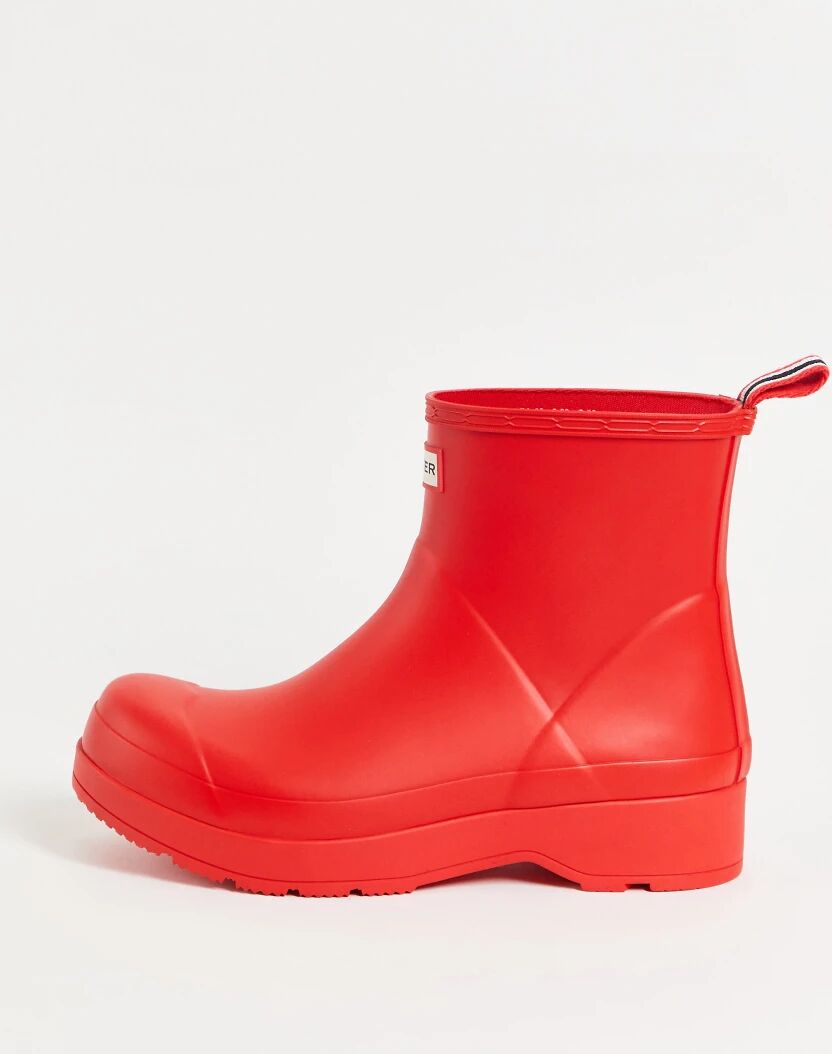 Hunter Originals play wellington boots in red  Red