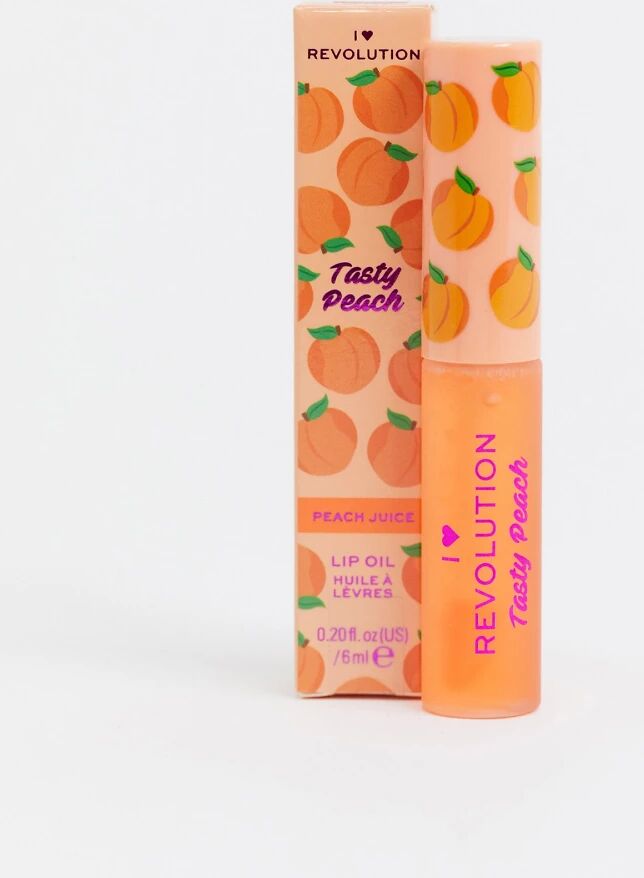 I Heart Revolution Tasty Peach Lip Oil Peach - Juice-Multi  Multi