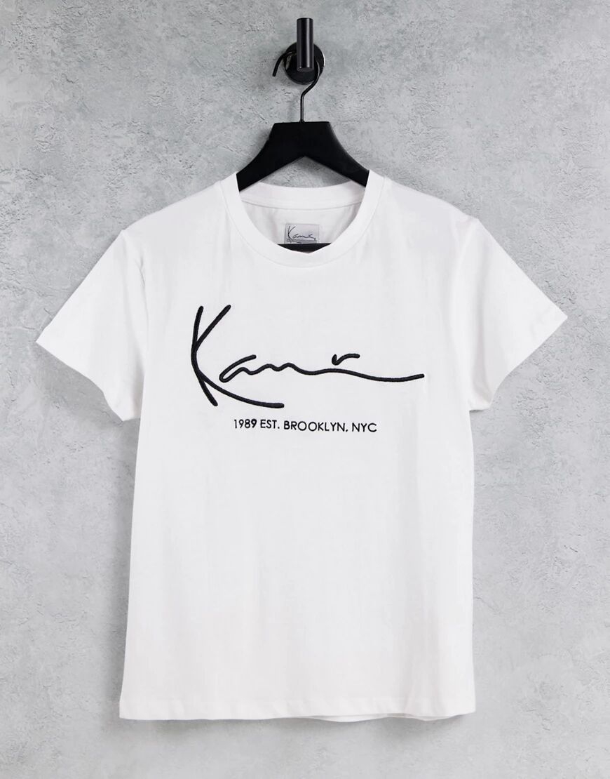 Karl Kani relaxed t-shirt with front logo-White  White