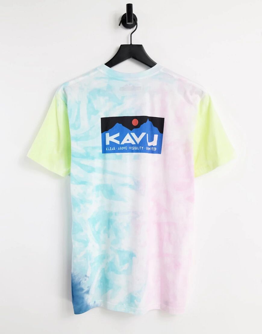 Kavu Klear Above Etch Art t-shirt in tie dye-Multi  Multi