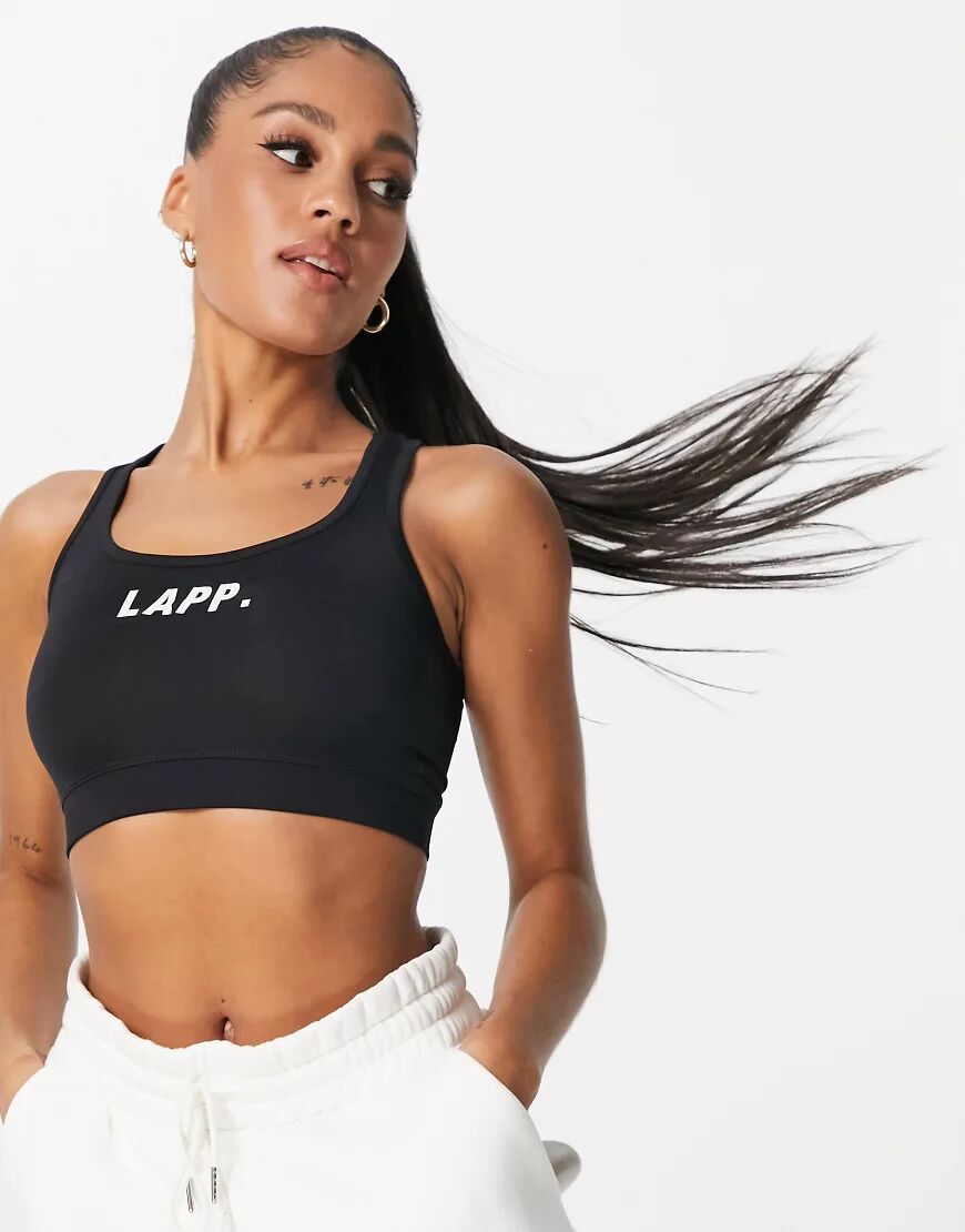 Lapp The Brand LAPP motif basic soft bra in black  Black