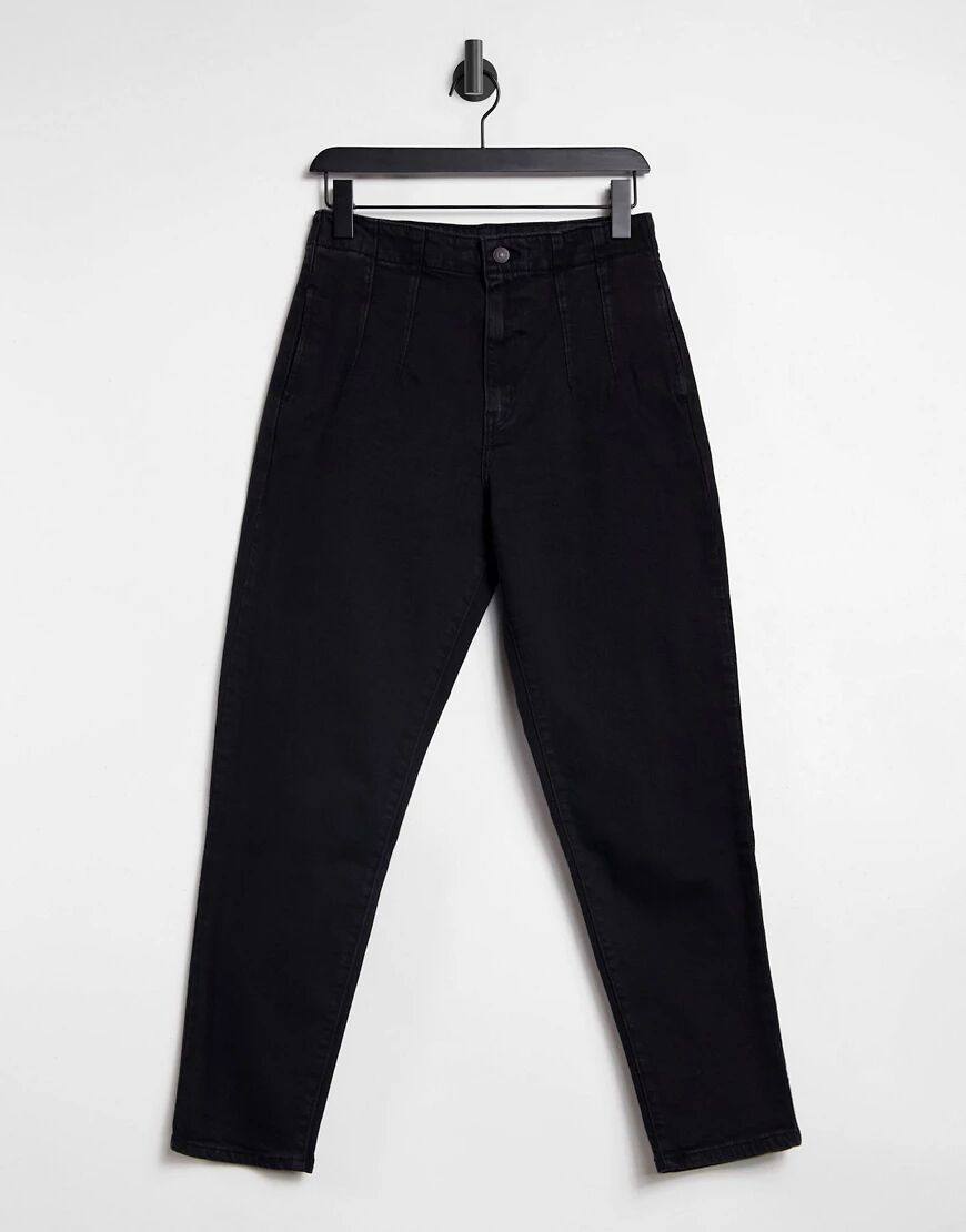 Levis Levi's Hollywood high waist tapered jeans in black  Black