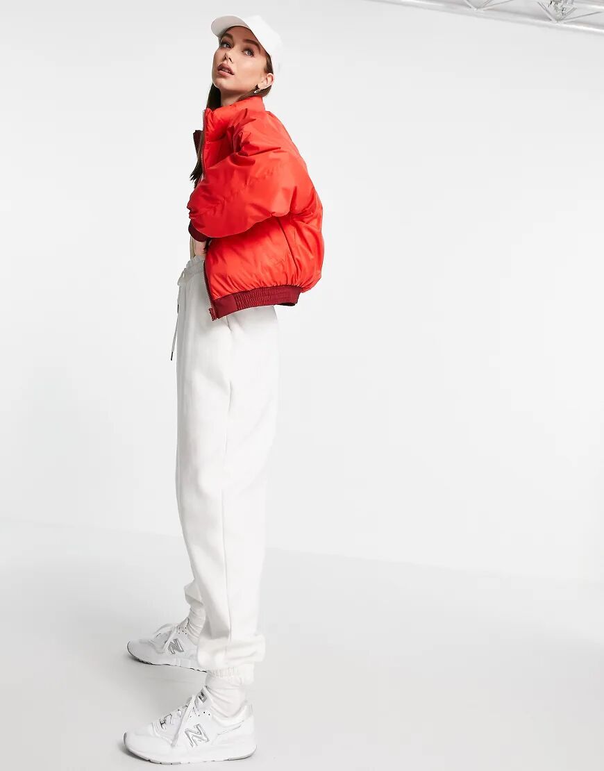 Levis Levi's lydia reversible puffer jacket in red  Red