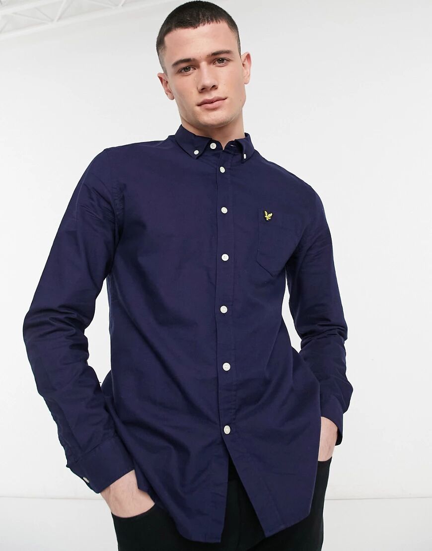 Lyle & Scott oxford shirt in navy  Navy