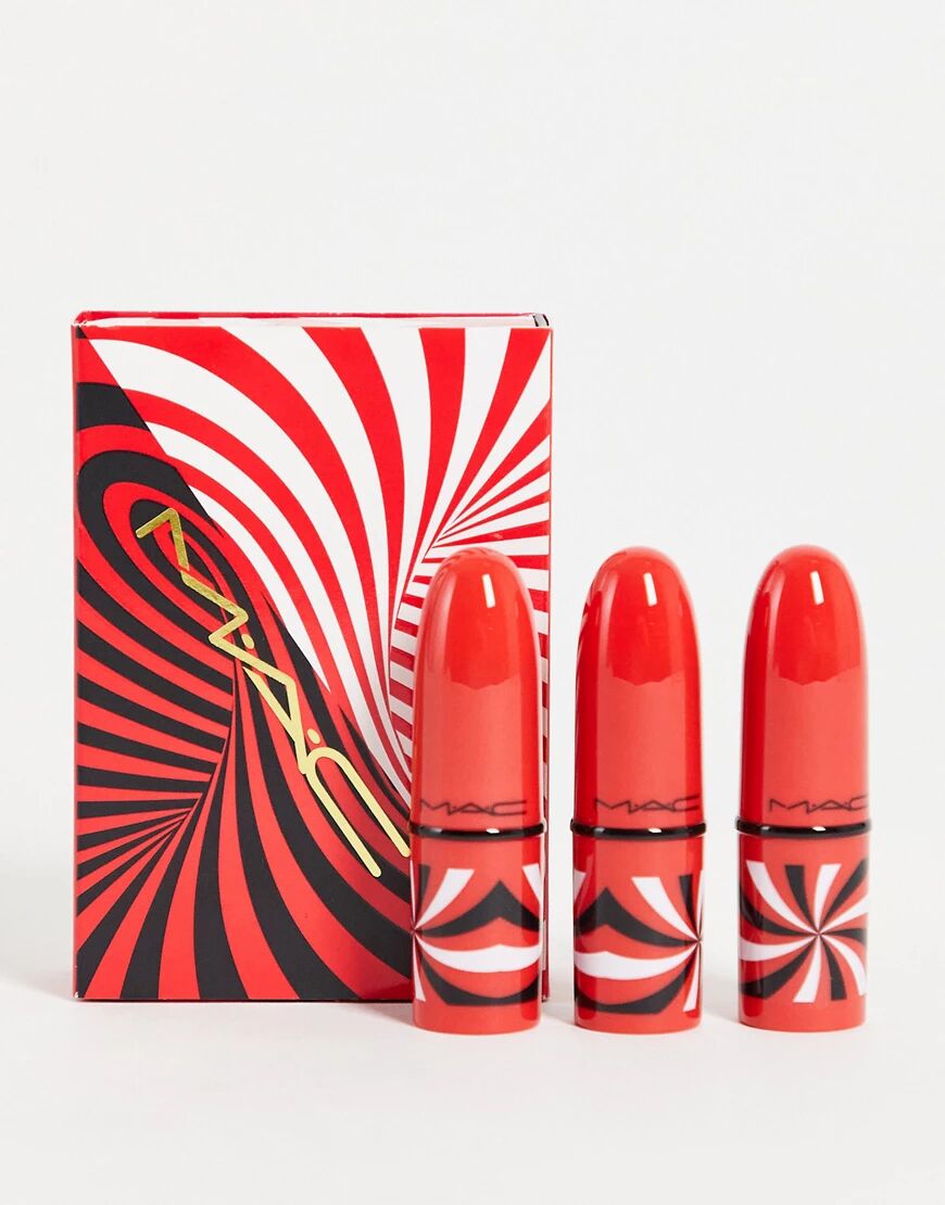 MAC Tiny Tricks Mini Lipstick Trio Gift Set: Red (save 33%)  Red