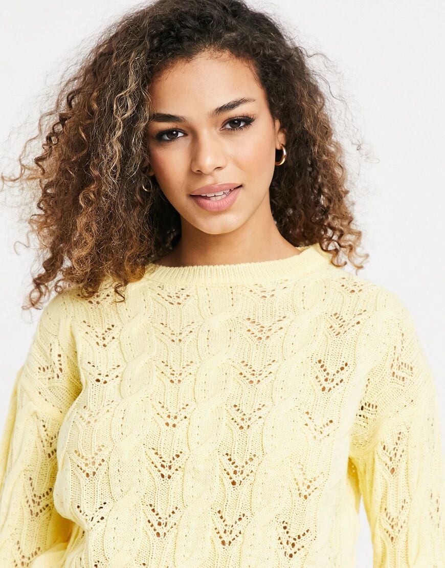 Miss Selfridge lounge jumper in yellow  Yellow