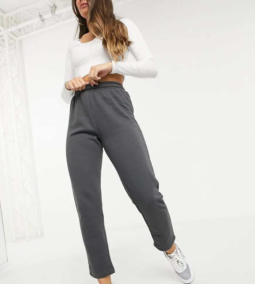 Missguided co-ord slim jogger in washed charcoal-Grey  Grey