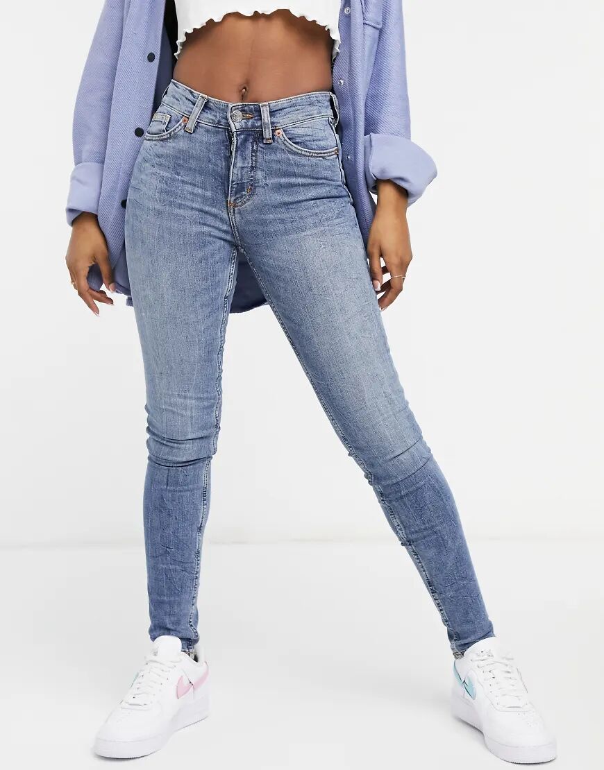 Monki skinny jeans in blue  Blue