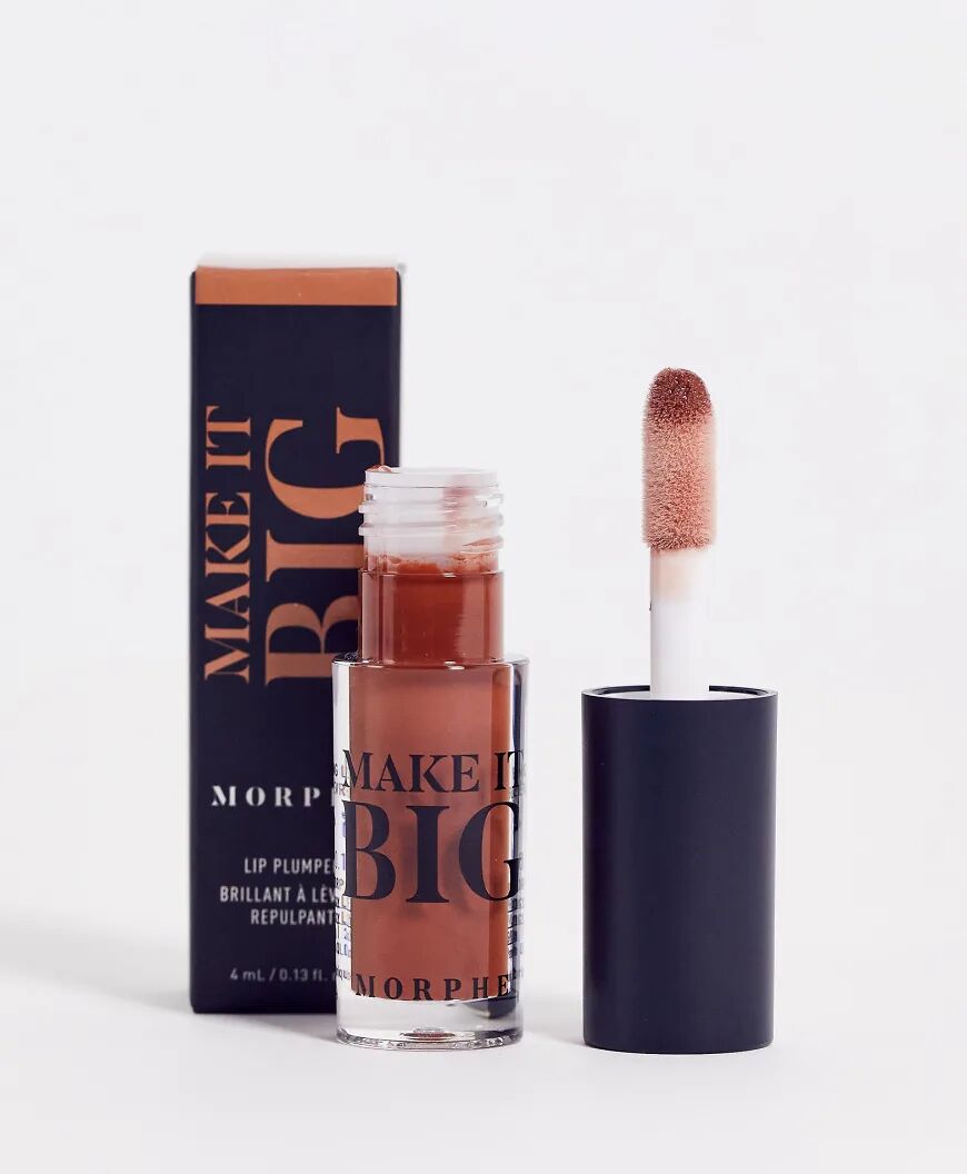 Morphe Make It Big Lip Plumper Lip Gloss - Big Sweet Tea-Brown  Brown